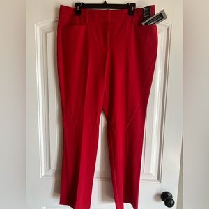 NY co red dress pants, nwt. Size 14 ave